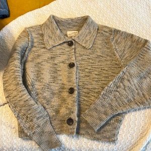 Chunky Cardigan with Collar